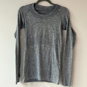 Lululemon Swiftly Tech Long Sleeve (Size 6, Grey, Women's)
